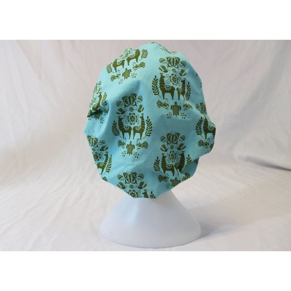 Llamas Bouffant Surgical Dental Scrub Cap Chemo Hat